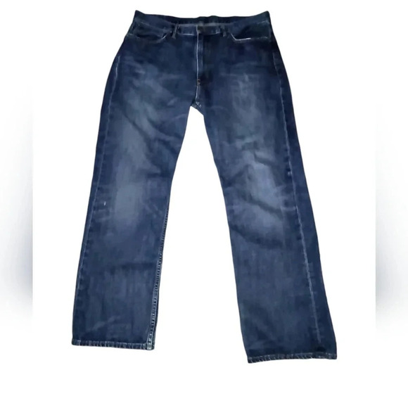 Polo Ralph Lauren Vintage 67 Men's Straight Leg Medium Wash Blue Jeans, 36X32 - Picture 12 of 12